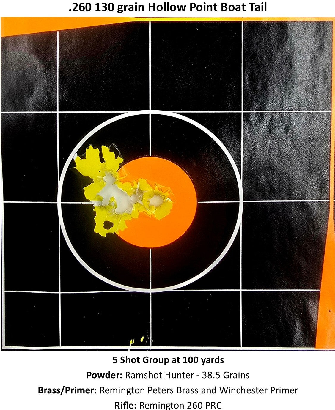 .264/6.5mm Bullet, Hollow Point, Boat Tail, Copper (Match/Hunting)