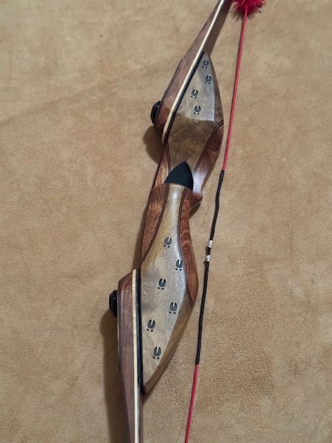 BWANA BOWS Askari Recurve, RH, 51# @ 28", 62" AMO