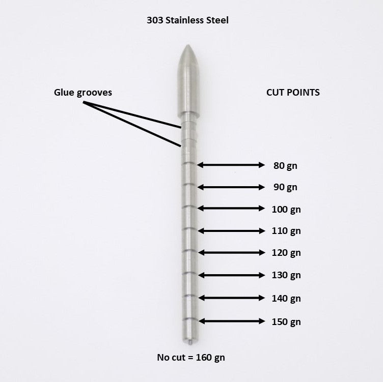 Clean Cut Adjustable Target Point, .165, .235 O.D., 80-160 gn - ethicsarchery.com