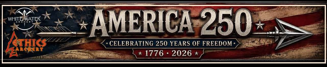 America 250 Arrow Wrap with Ethics Archery Logo