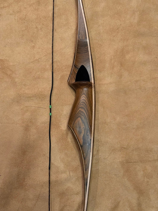 BWANA BOWS Kufa 1 Piece Longbow, LH, 46# @ 28", 62" AMO