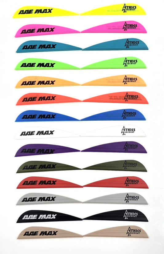 AAE MAX Stealth Vanes with Ethics Archery Logo
