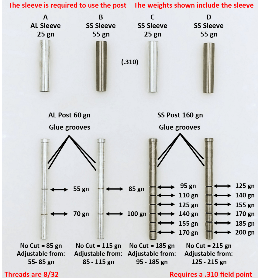 Adjustable Outsert System, .204, .272 Sleeve - ethicsarchery.com