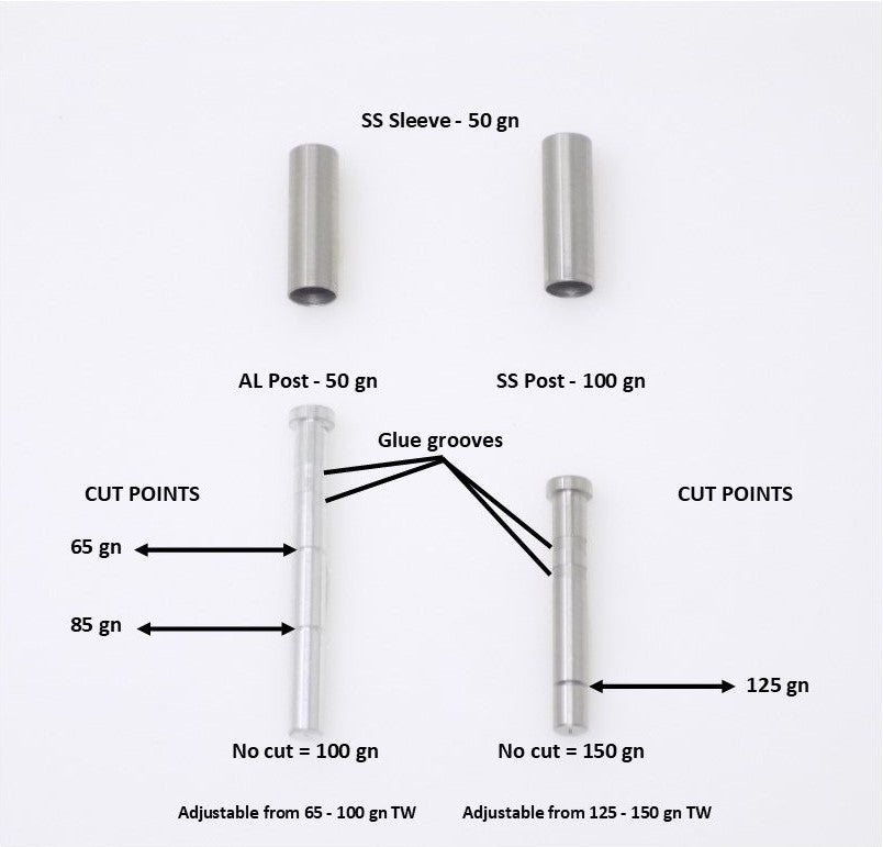 Adjustable Outsert System, .228, .312 End Cap - ethicsarchery.com