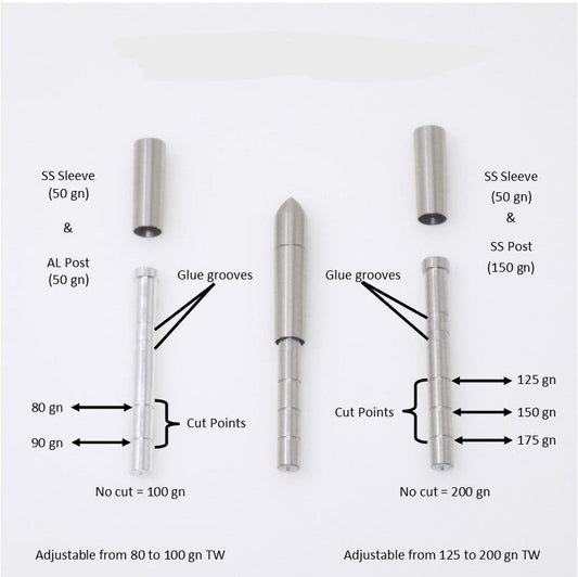 Adjustable Outsert System, .231, .276 End Cap - ethicsarchery.com