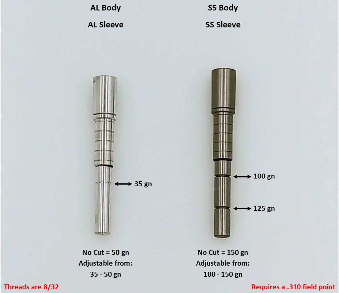 Adjustable Spinning Insert, .244/.245/.246 - ethicsarchery.com