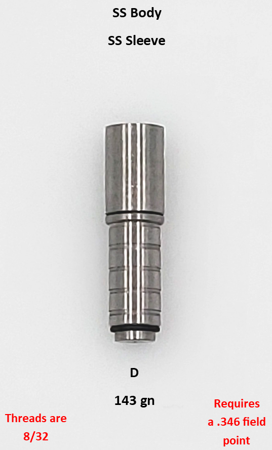 Adjustable Spinning Insert, .300 (Crossbow), 100-200 gn - ethicsarchery.com