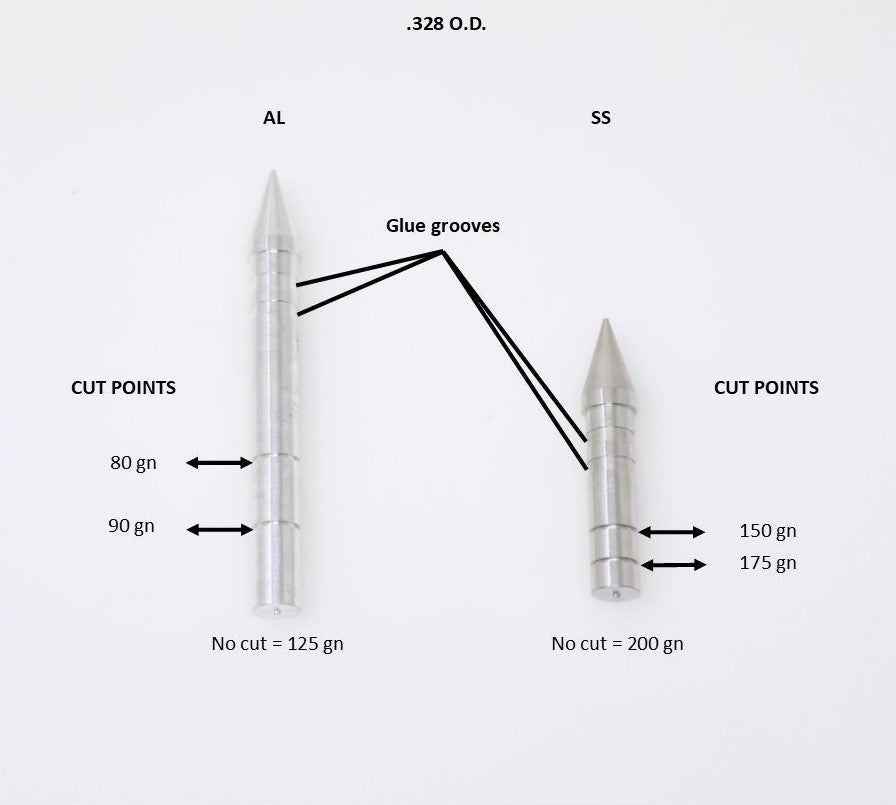 Clean Cut Adjustable Target Point, .284 - ethicsarchery.com