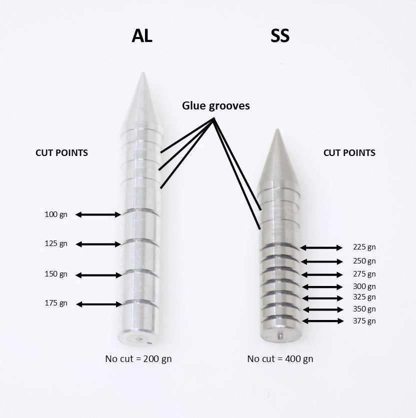 Clean Cut Adjustable Target Point, .393 - ethicsarchery.com