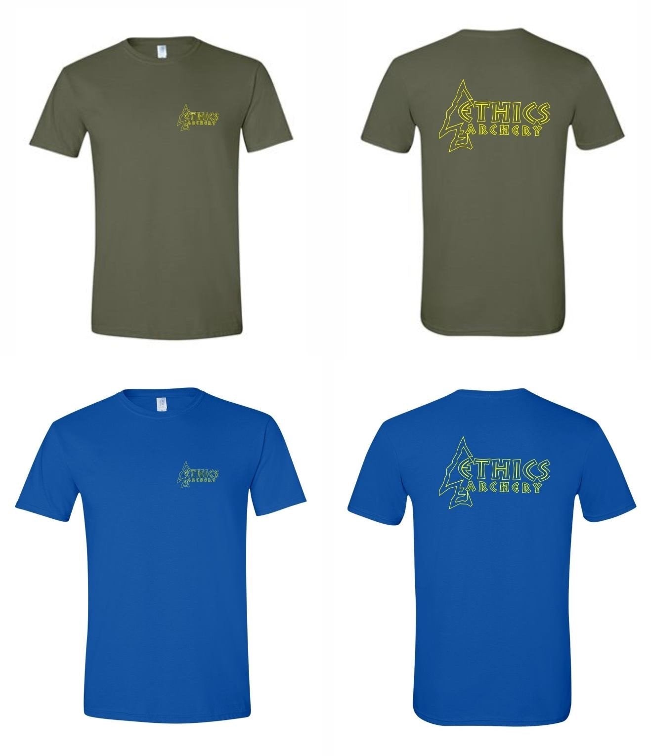 LOGO TEE SHIRT, ONE COLOR LOGO - ethicsarchery.com