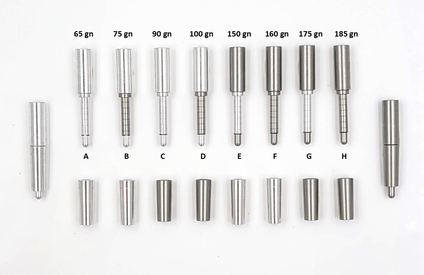 Spinning Insert With Countersink Sleeve, .165/.261