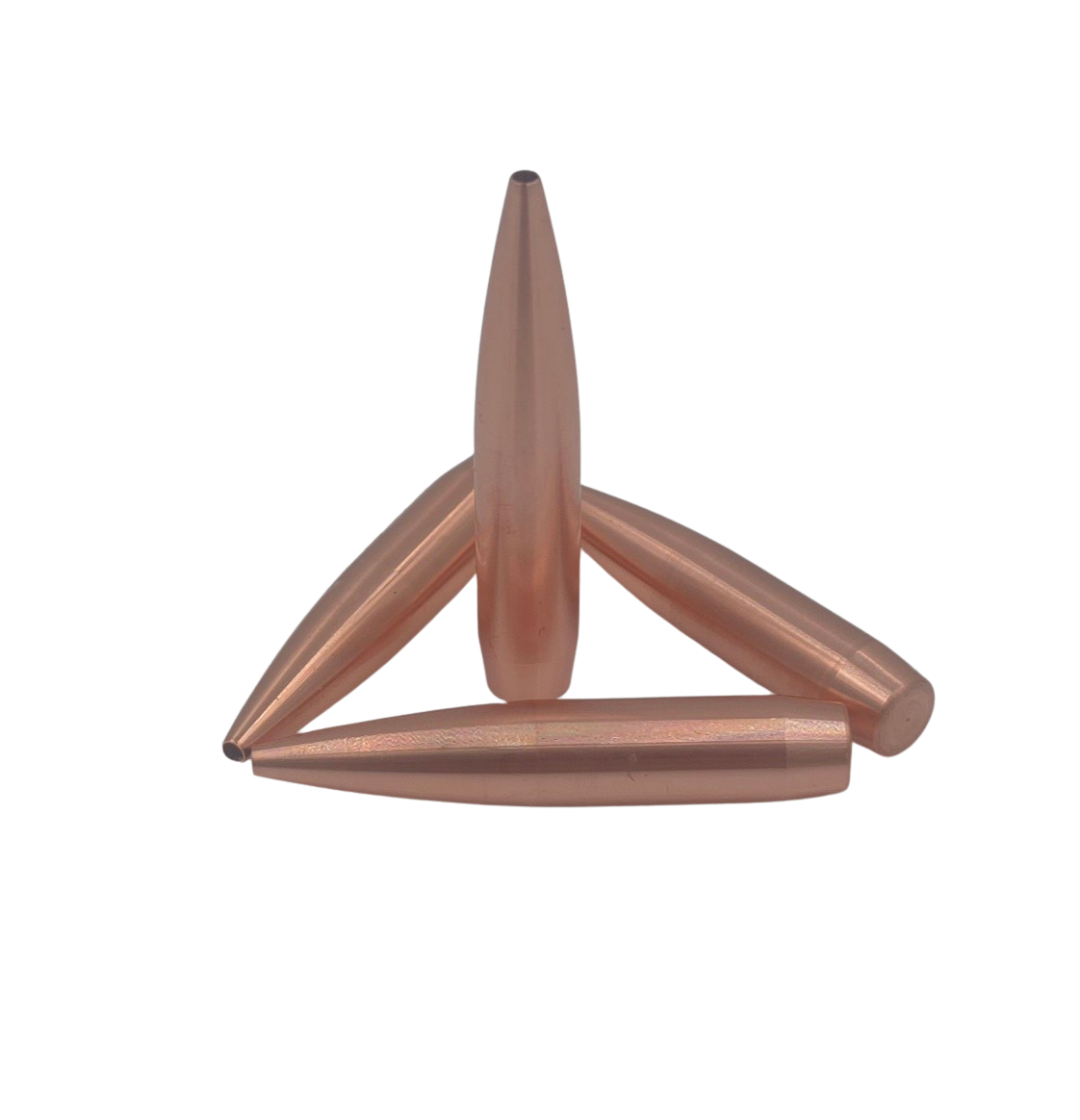 .264/6.5mm Bullet, Hollow Point, Boat Tail, Copper (Match/Hunting)