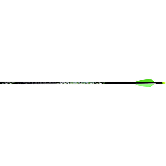 Black Eagle Deep Impact Arrows .001 300 2.5 in. Shield Cut 6 pk.