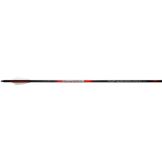 Black Eagle Carnivore Arrows .003 350 2.5 in. Shield Cut 6 pk.