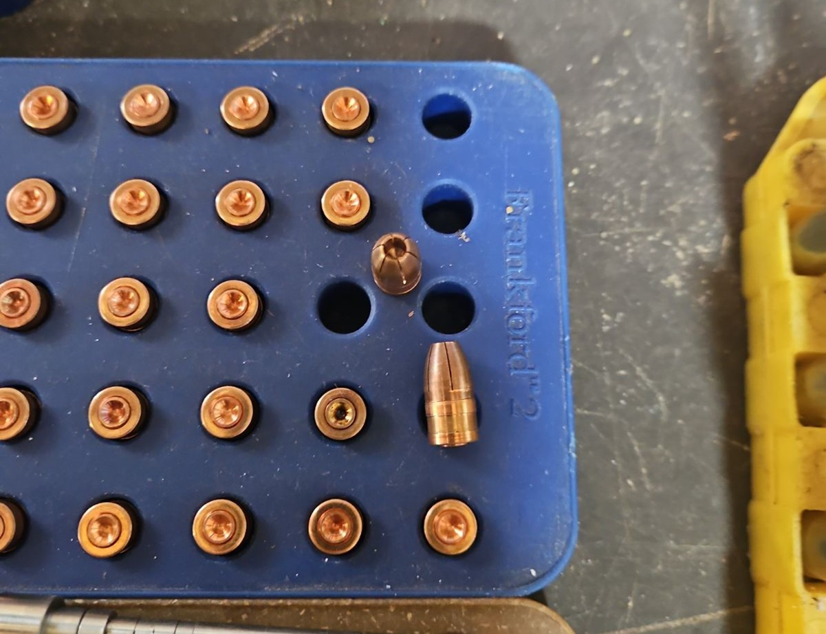 9mm Spin Bullet, Hollow Point, Copper (Defense)