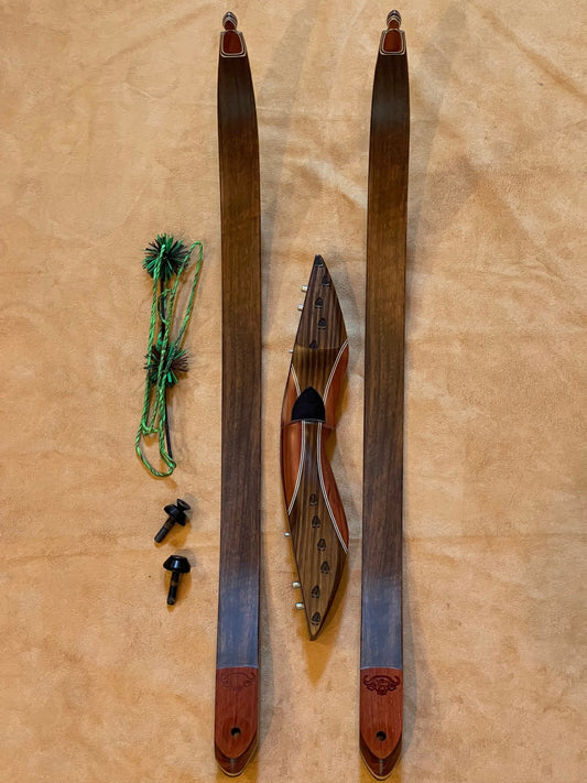 BWANA BOWS Askari Recurve, RH, 59# @ 28", 62" AMO