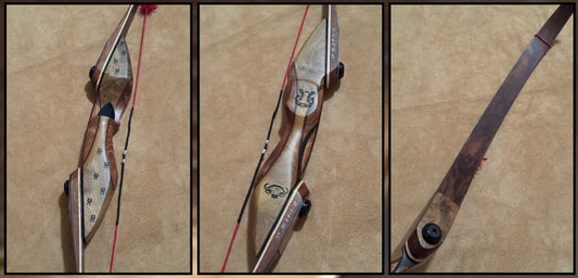 BWANA BOWS Askari Recurve, RH, 51# @ 28", 62" AMO