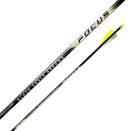 Black Eagle Focus Arrows, Hand Fletched, 6 Pk