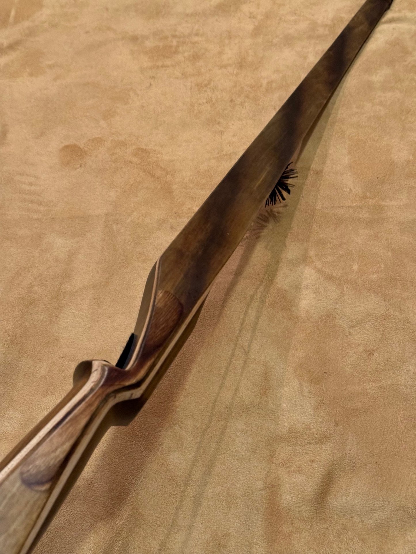 BWANA BOWS Kufa 1 Piece Longbow, LH, 46# @ 28", 62" AMO
