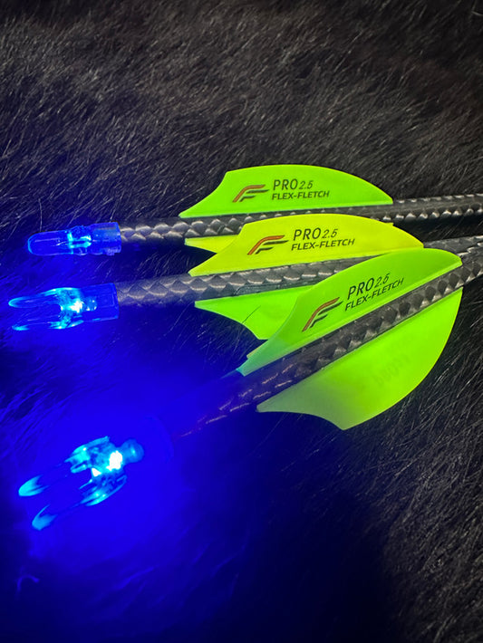 Flex-Fletch Pro 2.5 Premium Archery Vanes with Flex-Fletch Logo, 36 Pk