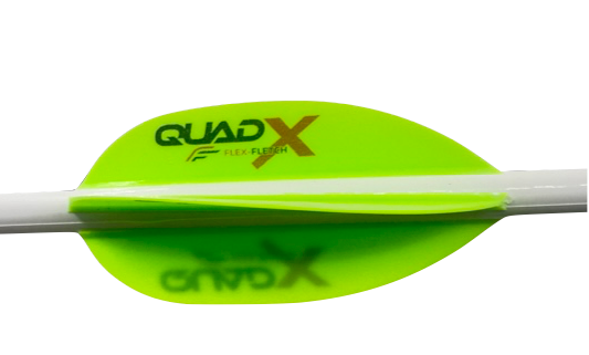 Flex-Fletch QUAD-X Archery Vanes for 4 Fletch Arrow Setup, 50 Pk
