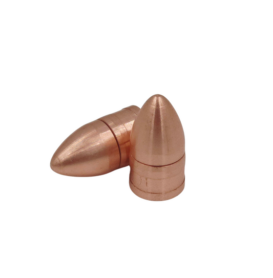 9mm Spin Bullet, Round Nose, Copper (Target)