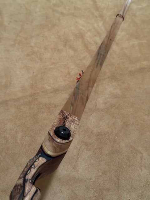 BWANA BOWS Safari Longbow, RH, 47# @ 28", 62" AMO