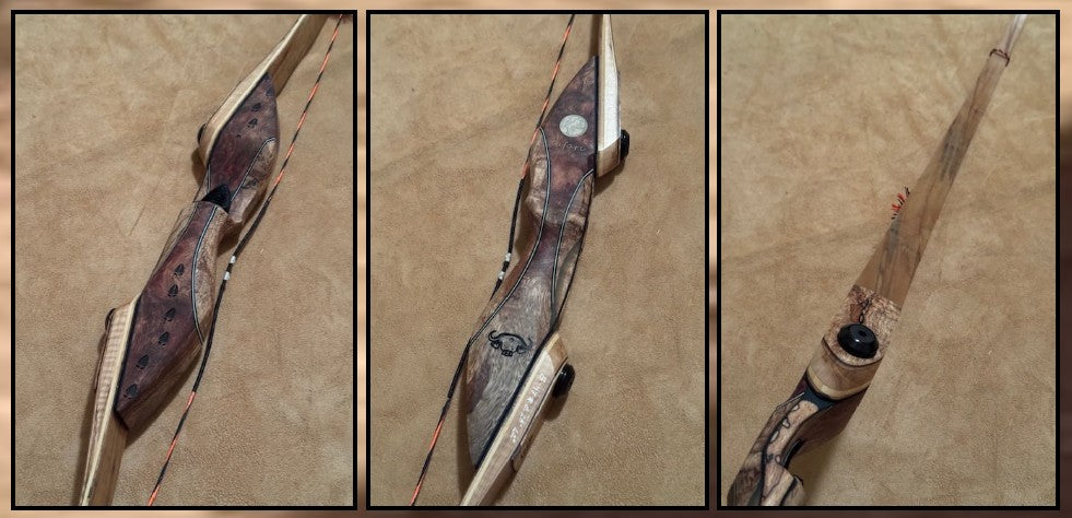 BWANA BOWS Safari Longbow, RH, 47# @ 28", 62" AMO