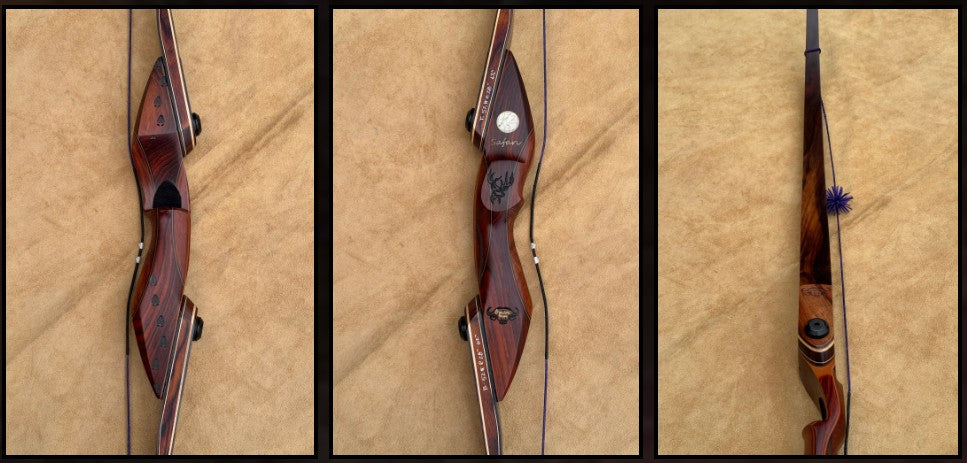 BWANA BOWS Safari Longbow SL, LH, 50# @ 28", 62" AMO