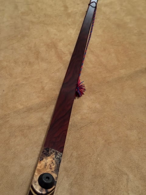 BWANA BOWS Safari Longbow (SLL Limbs), RH, 50# @ 28", 64" AMO