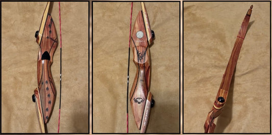 BWANA BOWS Safari Recurve, RH, 52# @ 28", 58" AMO