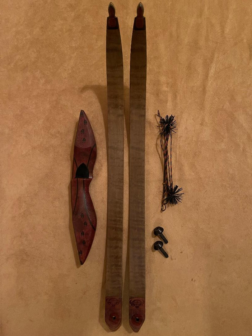 BWANA BOWS Safari Recurve, RH, 47# @ 28", 62" AMO