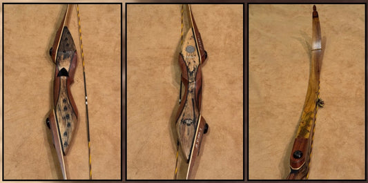 BWANA BOWS Safari Recurve, RH, 44# @ 28", 60" AMO