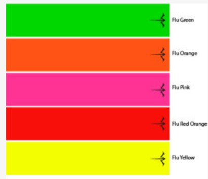 White Water Archery Wraps, Solid Fluorescent