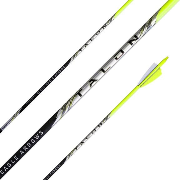 Black Eagle Talon Hand Fletched Yellow Crested Arrows, 6 Pk
