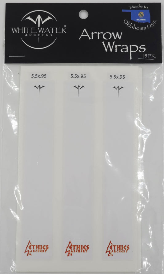 White Water Archery Wraps w/Ethics Archery Logo