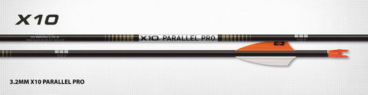 Easton X10 3.2MM Parallel Pro (Bare Shafts)