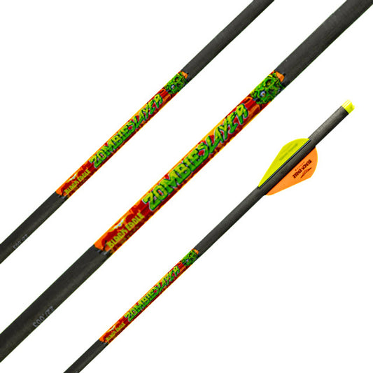 Black Eagle Zombie Slayer Hand Fletched Crossbow Arrows, 6 Pk