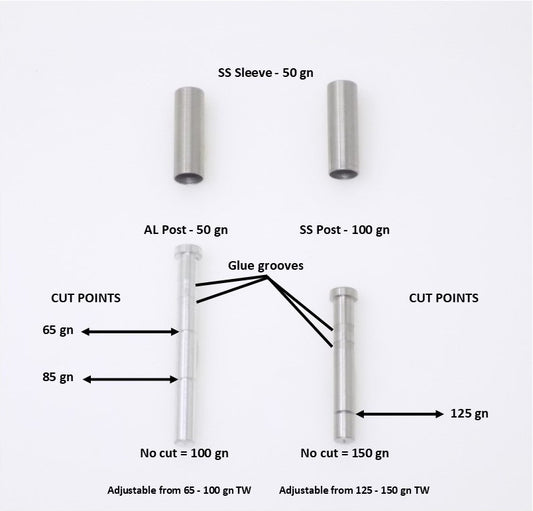 Adjustable Outsert System, .228, .312 End Cap - ethicsarchery.com